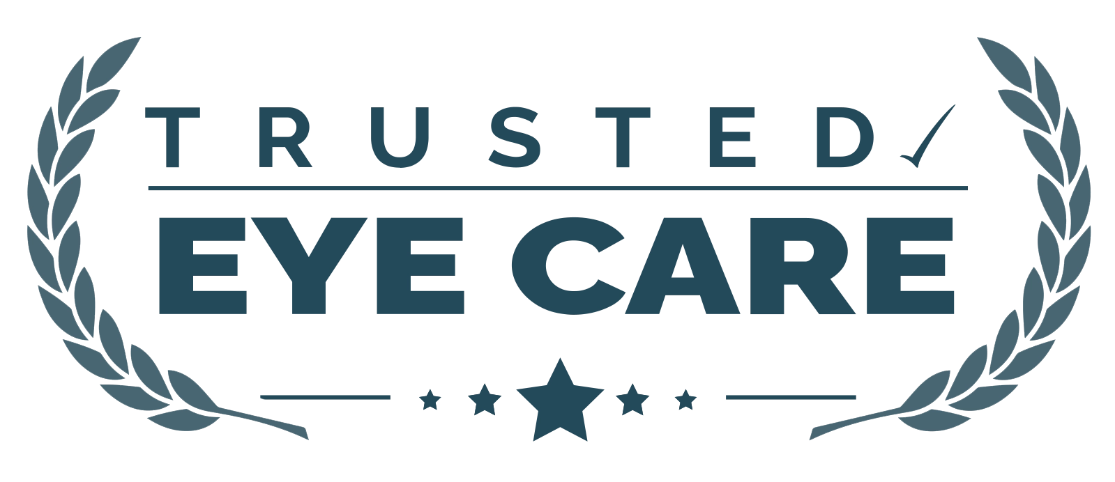 Trusted Eye Care-Optometry-Badge-Blue